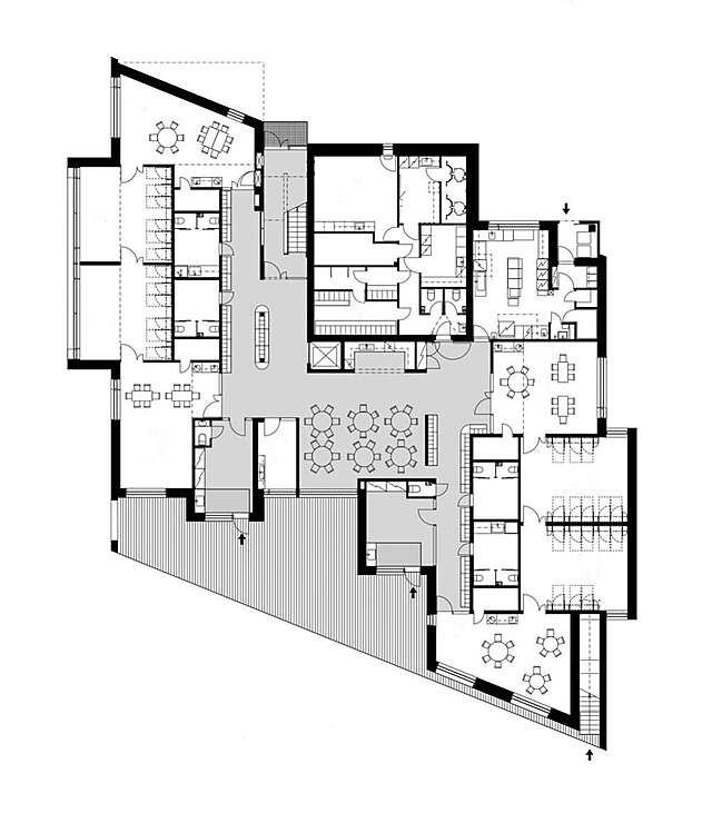 Floor plan of the ground floor
