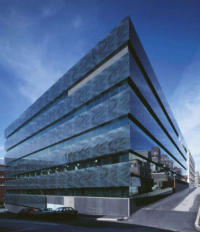 Street view of the office building