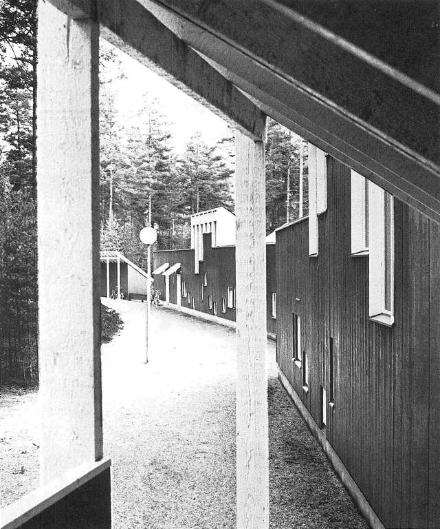 Northern façade of Länsi-Säkylä daycare centre