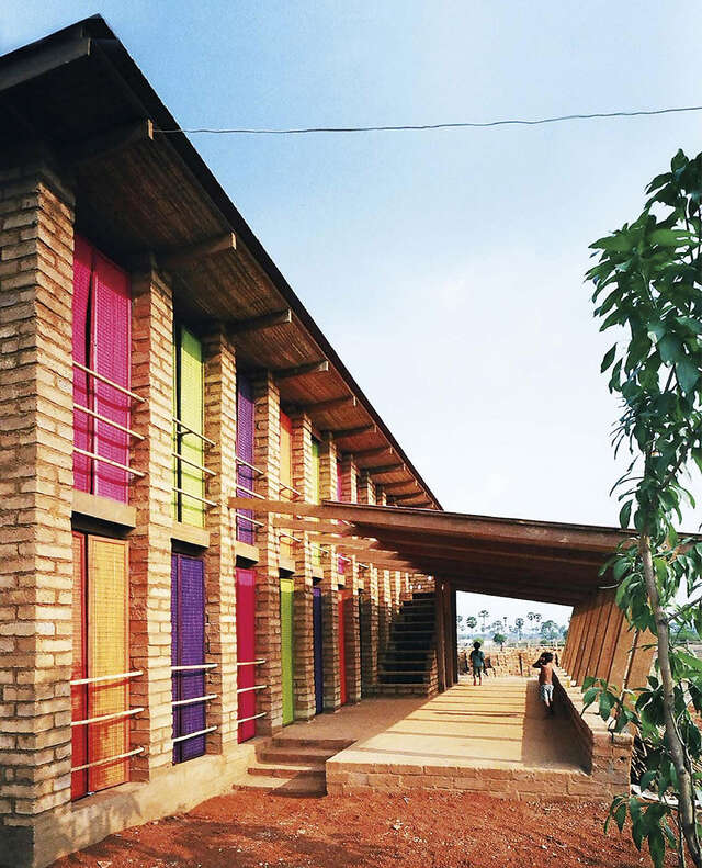 Main elevation and canopy