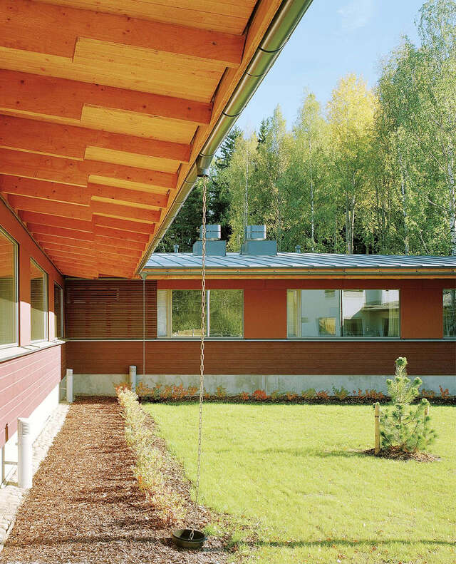 Detail of the façade