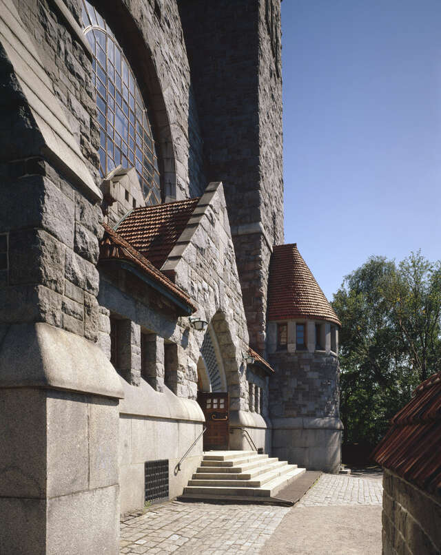 Main entrance of a church