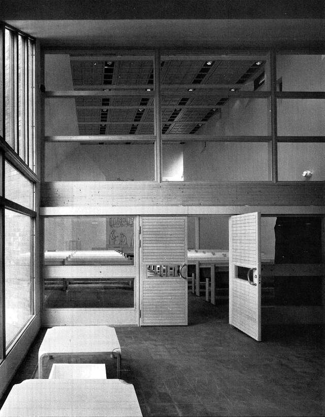 Assembly hall lobby of Vuosaari church