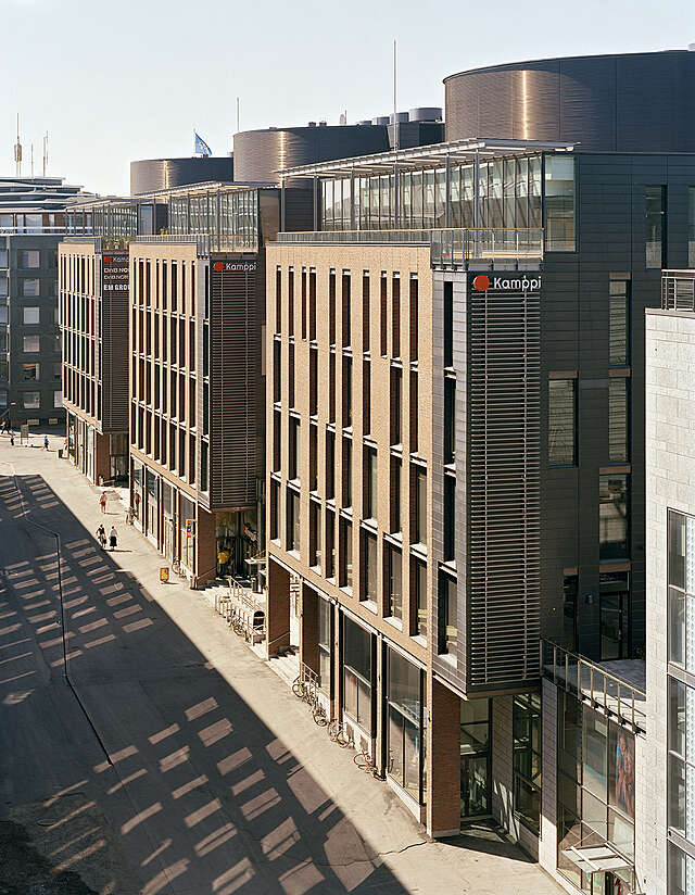 Bird's eye view of Kamppi.