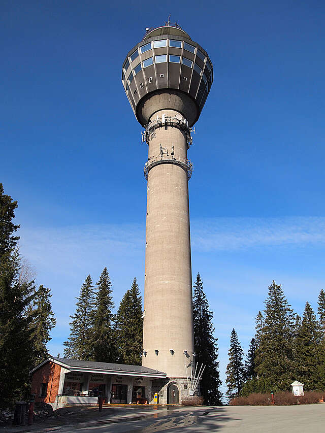View from the foot of the tower