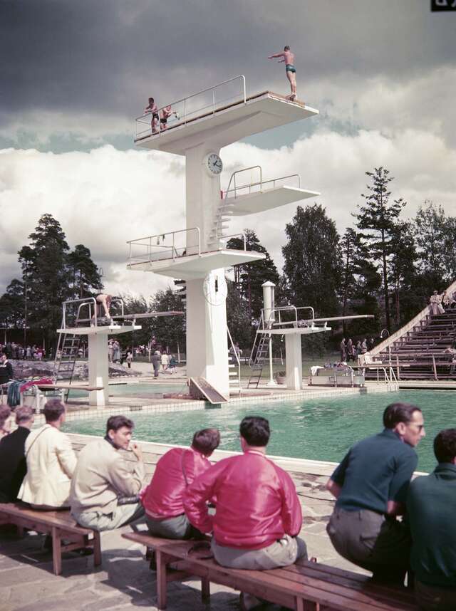 Helsingin Olympics 1952 diving competition