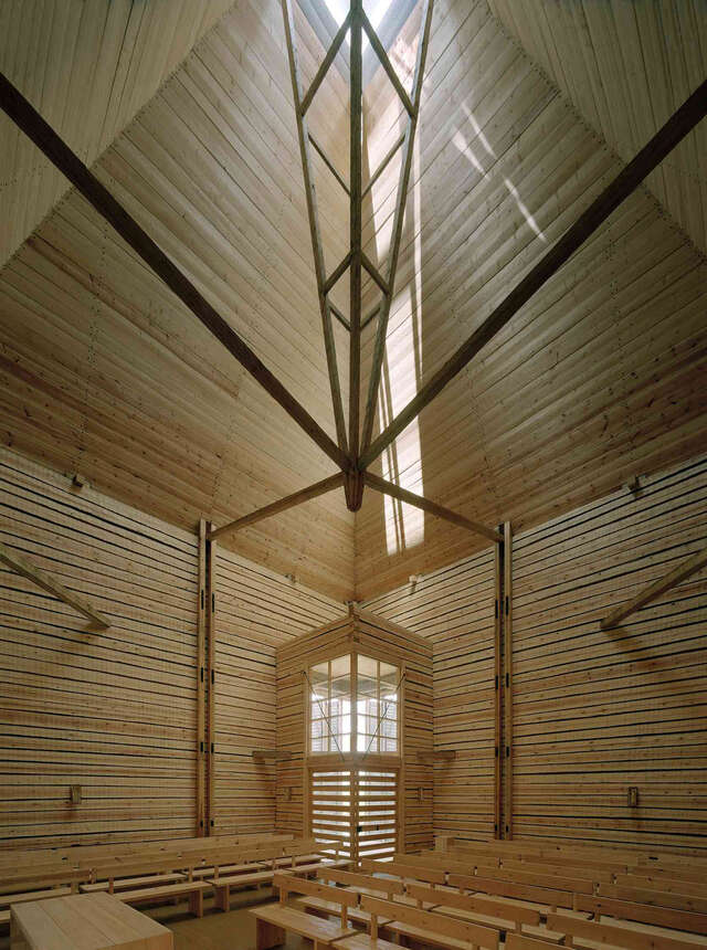 Interior of a contemporary church