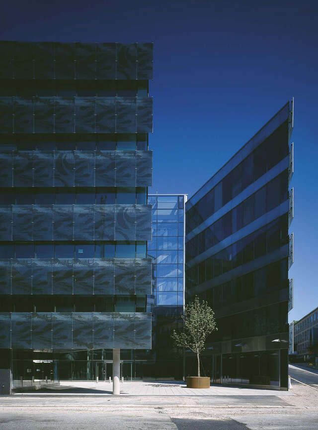 Street view of the office building