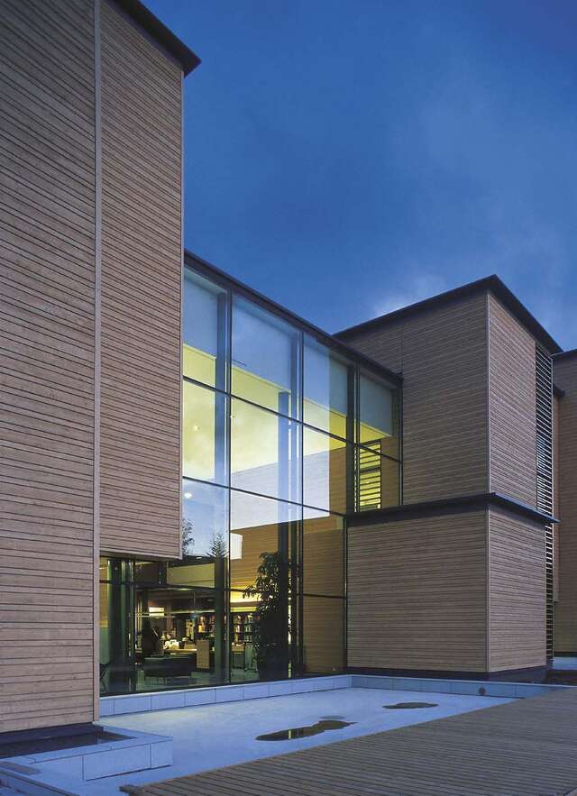 Detail of the library elevation