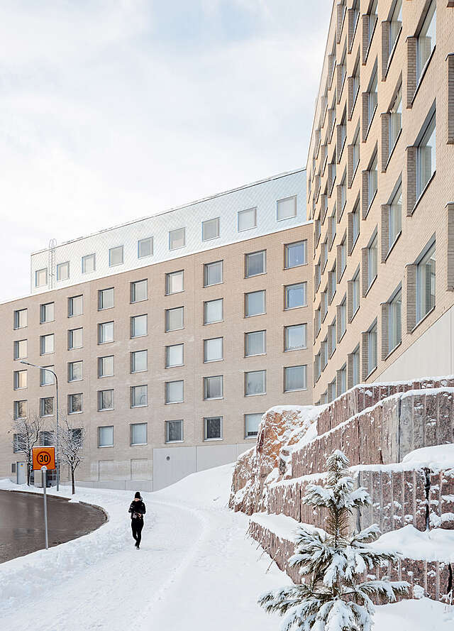 Elevation to Pietari Kalmin katuwest