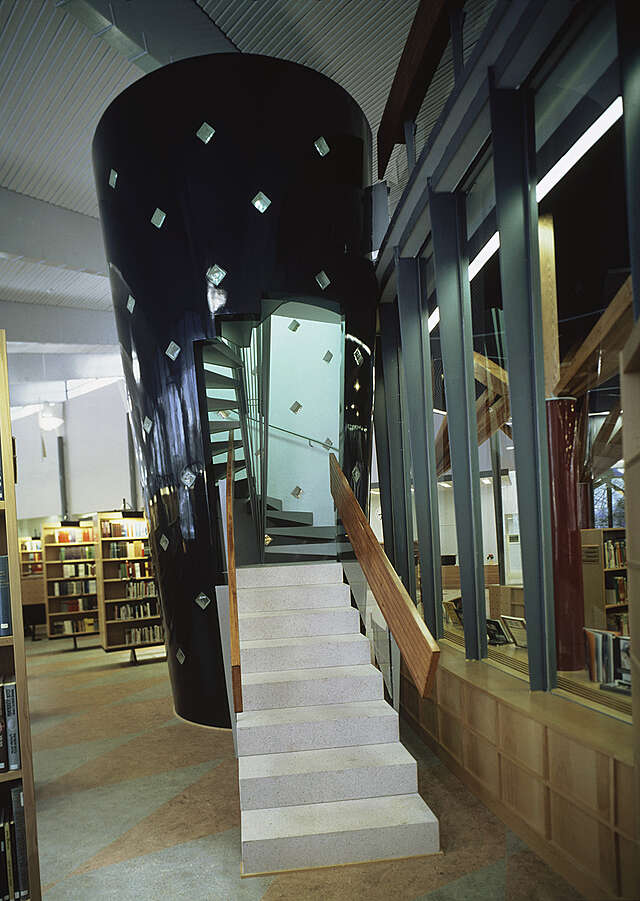 Playhouse with stairs.