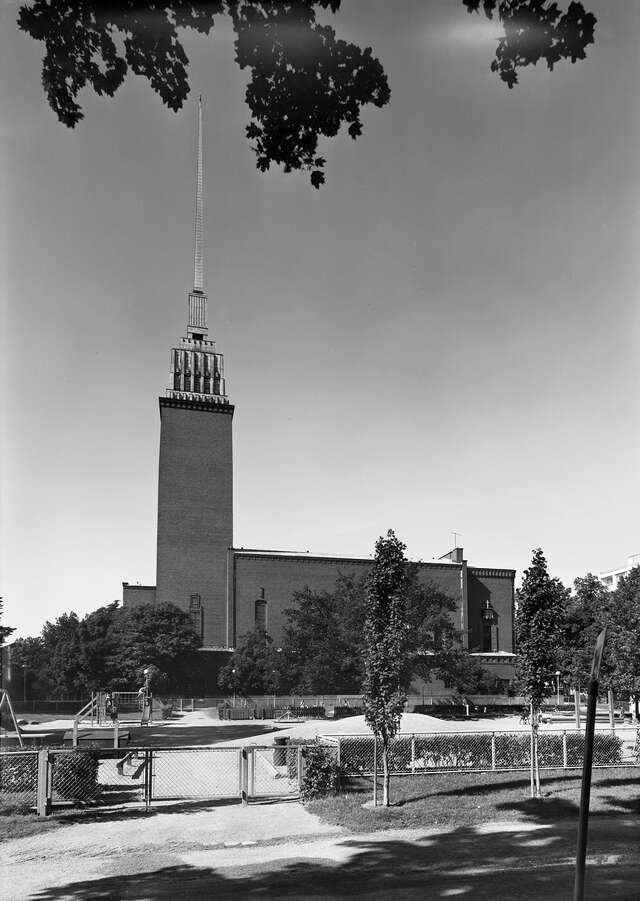 Photographed from the south