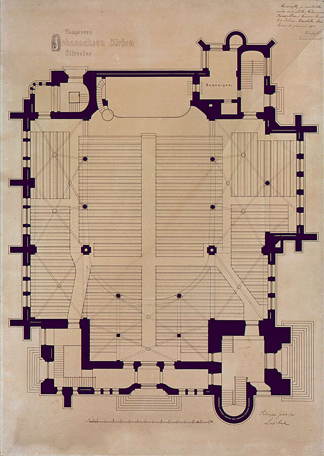 Floorplan of a church