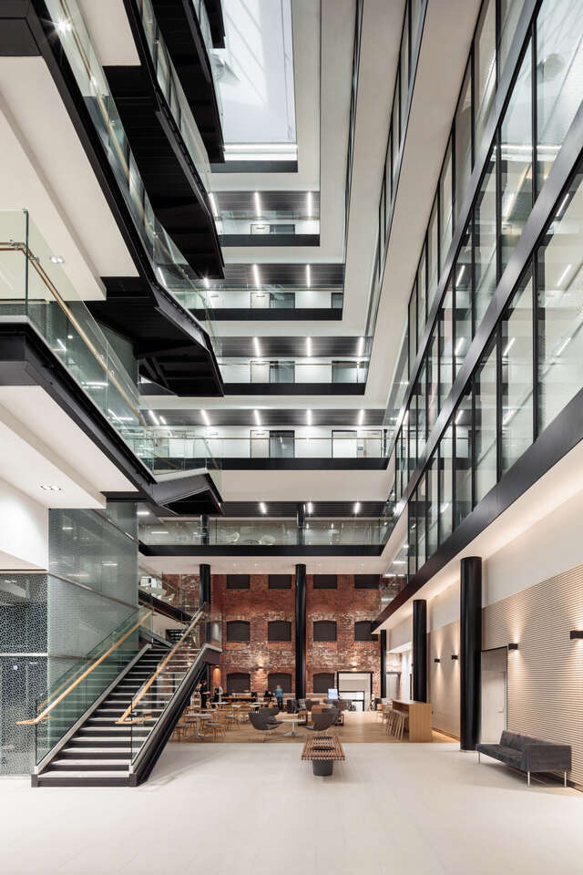 Main foyer seen from the ground floor