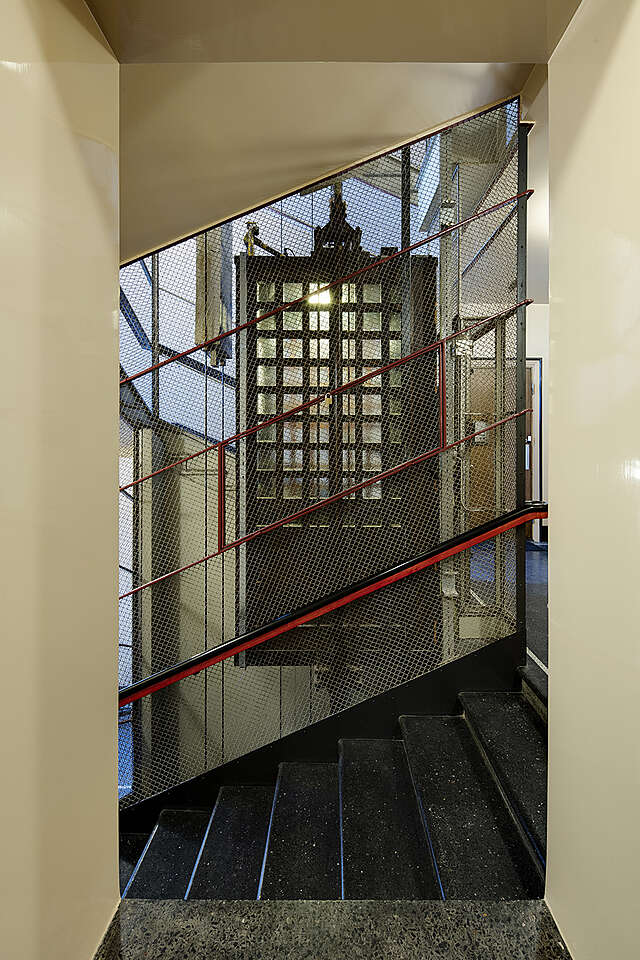 Old elevator.