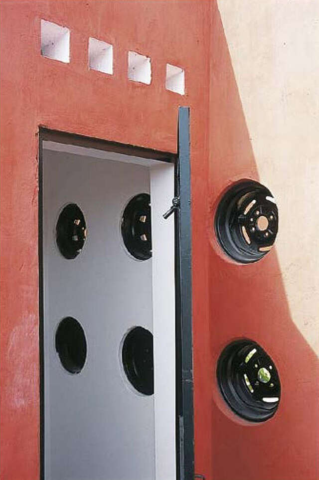 Detail of the ventilation