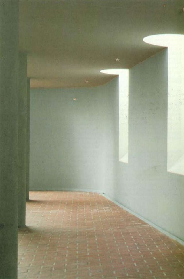 Rear of main church and light wells