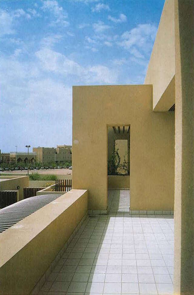 Ambassador's residence, balcony.