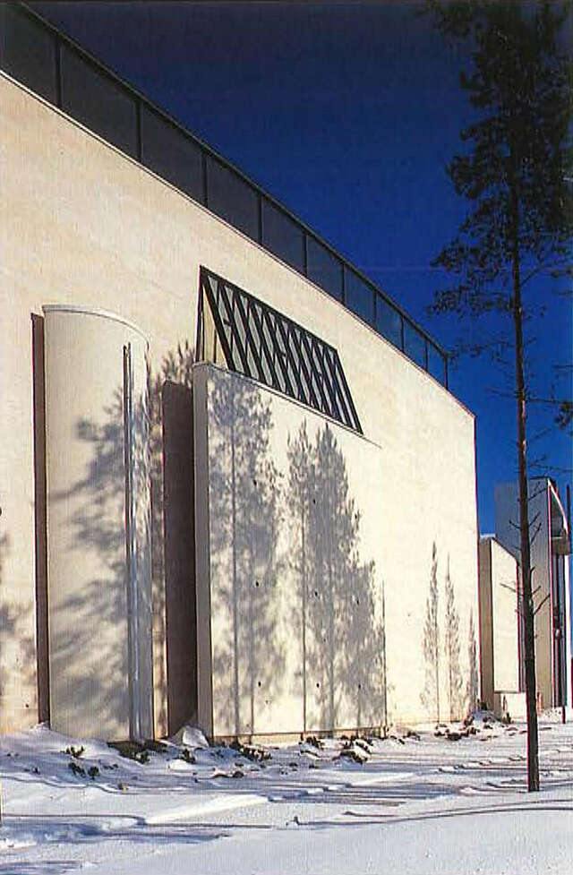 Main elevation to the south.