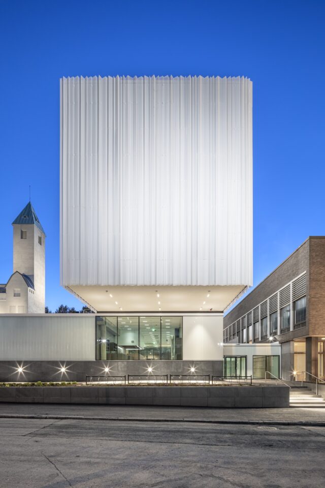 Extension entrance, Kuopio Museum Renovation and Extension