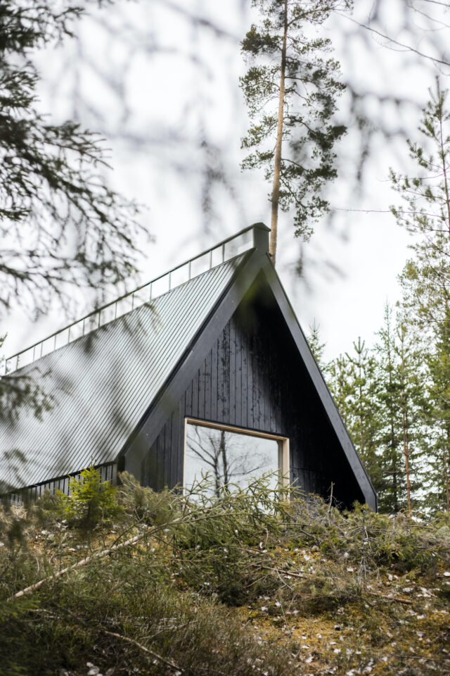 Chapel roof, Tervajärvi Forest Chapel