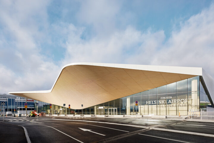 Terminal exterior, Helsinki Airport Departures and Arrivals Building