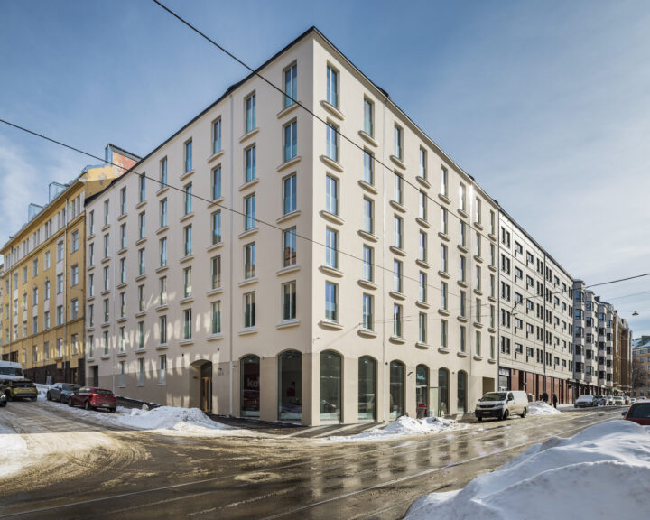 Building exterior, Kaarlenkatu Housing