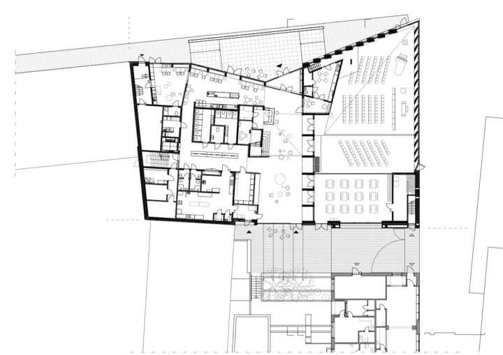 Floor plan, Tikkurila Church and Housing