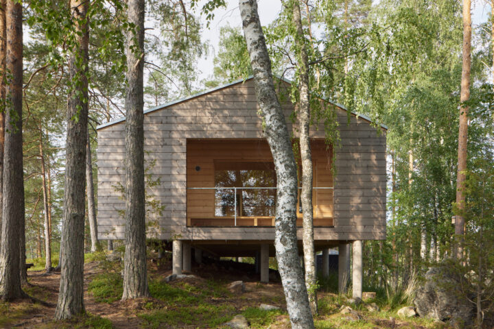 Cabin exterior, Vapunsaari Cabin