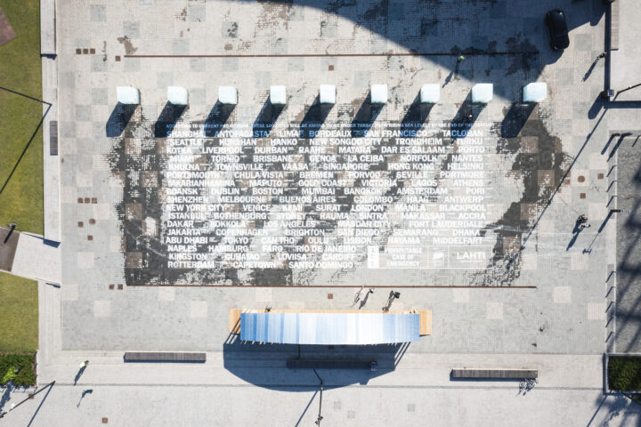 Aerial view, Uusikylä Railway Station Pavilion