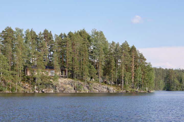 View from lake, Vapunsaari Cabin