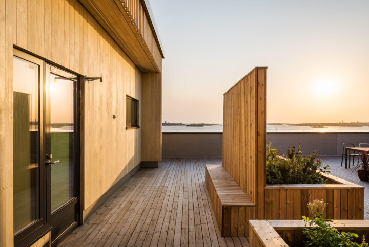 Rooftop and sauna, Harkko Housing