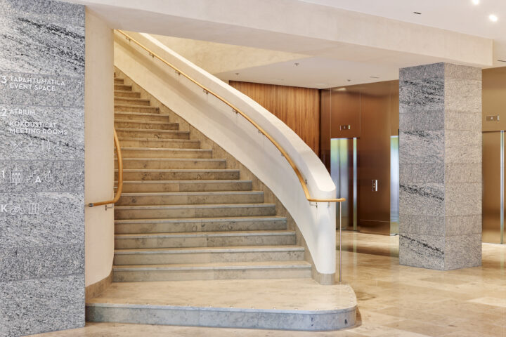 Stairwell, Mikonkatu 7 Office Building