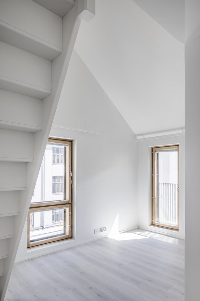 Attic, Liisankatu 14 Infill Apartment Buildings