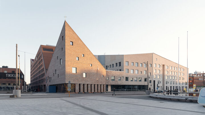 Church and housing facace, Tikkurila Church and Housing