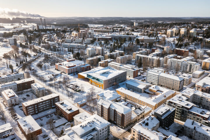 Aerial view, Lumit Upper Secondary School