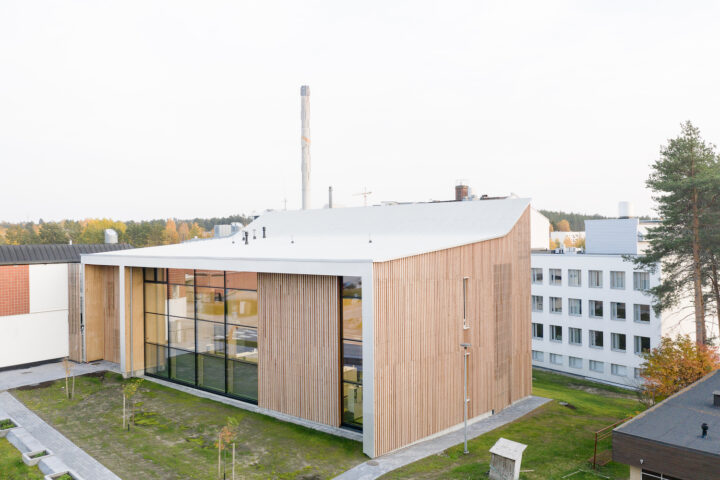 Building exterior, Kajaani Upper Secondary School and Kainuu Vocational College Extension