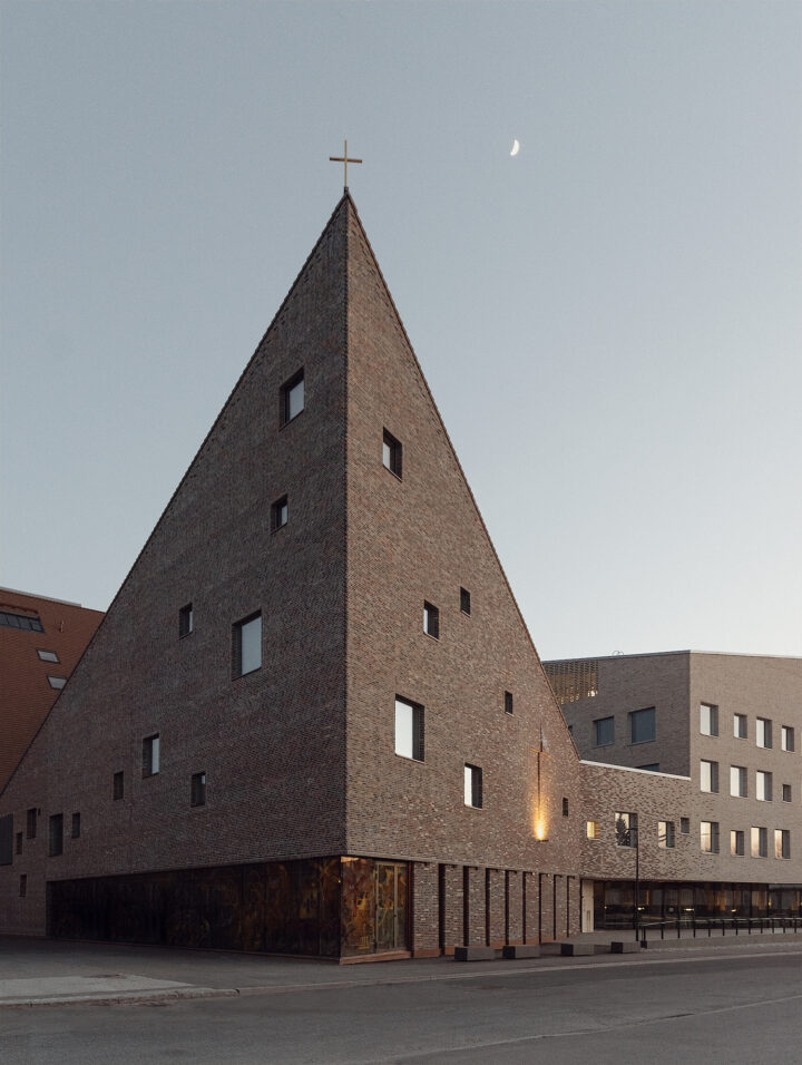 Church exterior, Tikkurila Church and Housing