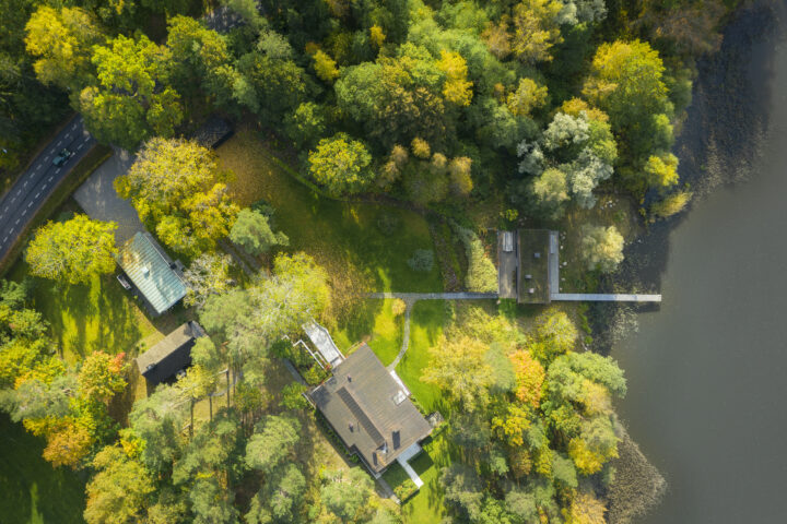 Aerial view, Villa Koivikko