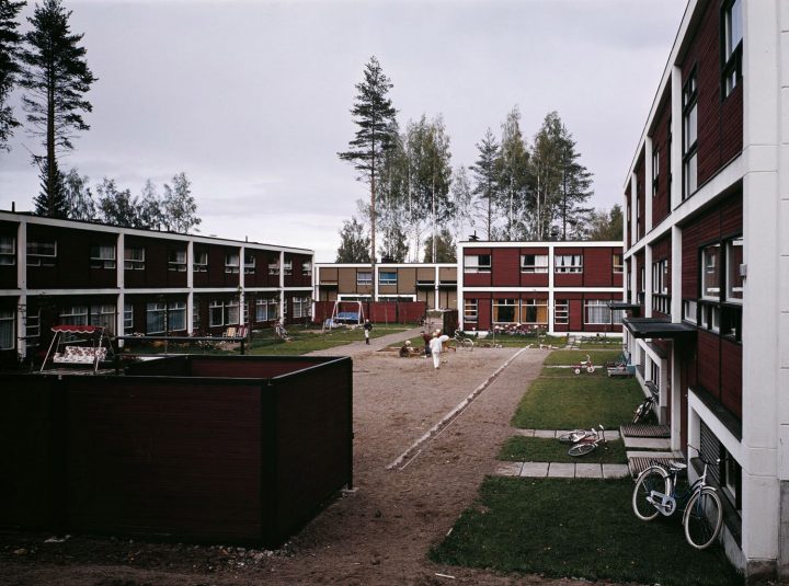 Courtyard view from one of the housing blocks, Kortepohja Residential Area