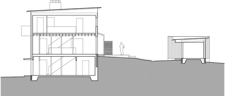 Section plan, Helsingin Huvitus Housing