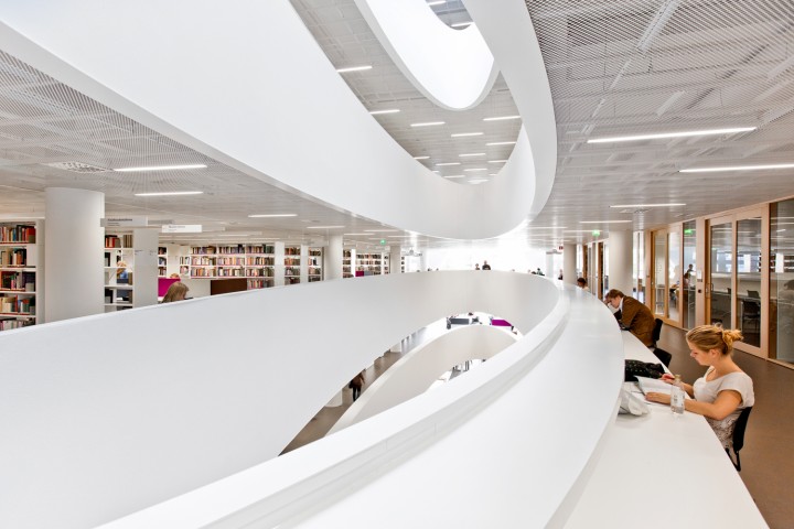 Collections and teamwork rooms., Helsinki University Main Library Kaisa