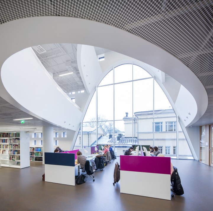 Study area., Helsinki University Main Library Kaisa