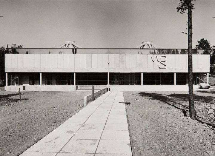 Main façade, the first phase, The WeeGee Exhibition Centre (Weiling & Göös Printing House)