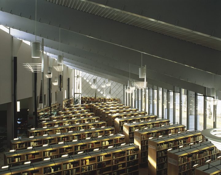 Library hall, Kuhmo Town Library
