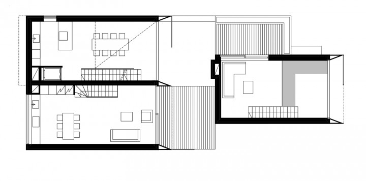 Floor plan, Three Infill Apartments