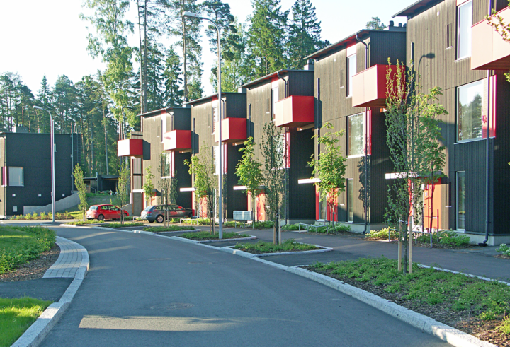 As Oy Helsingin Huvitus - The facade, Helsingin Huvitus Housing