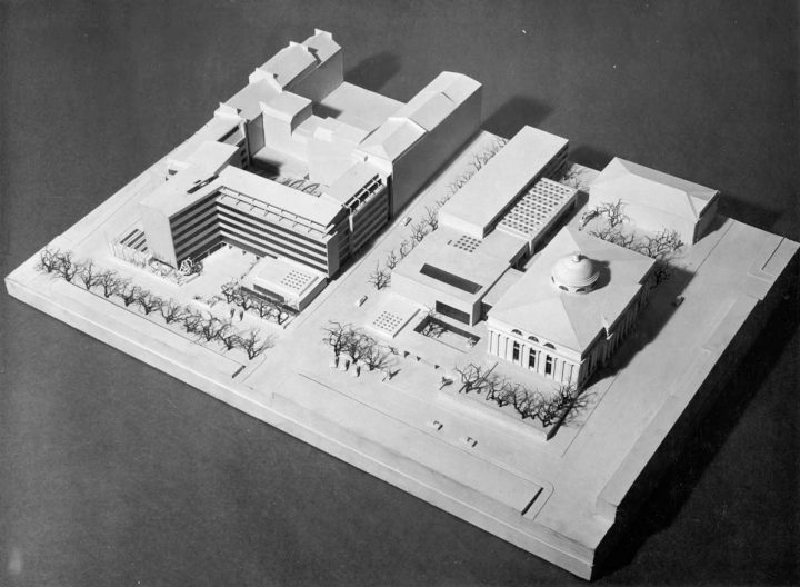 Scale model, Helsinki University Porthania Building