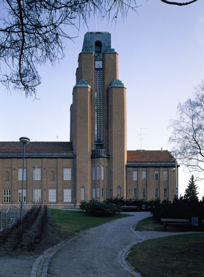 Main façade , Lahti Town Hall