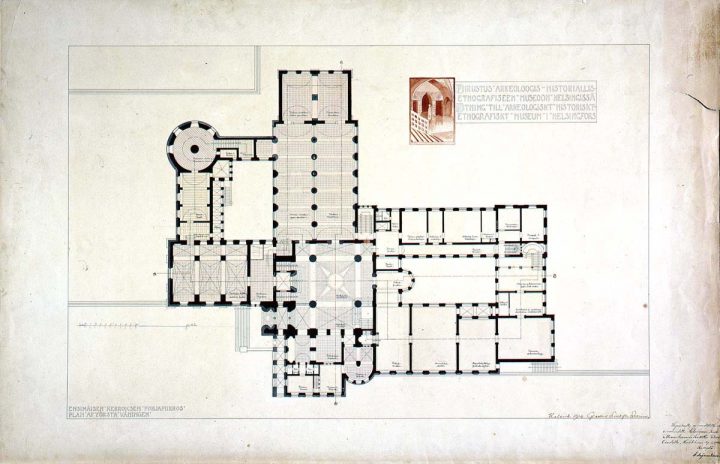 Ground floor plan, National Museum